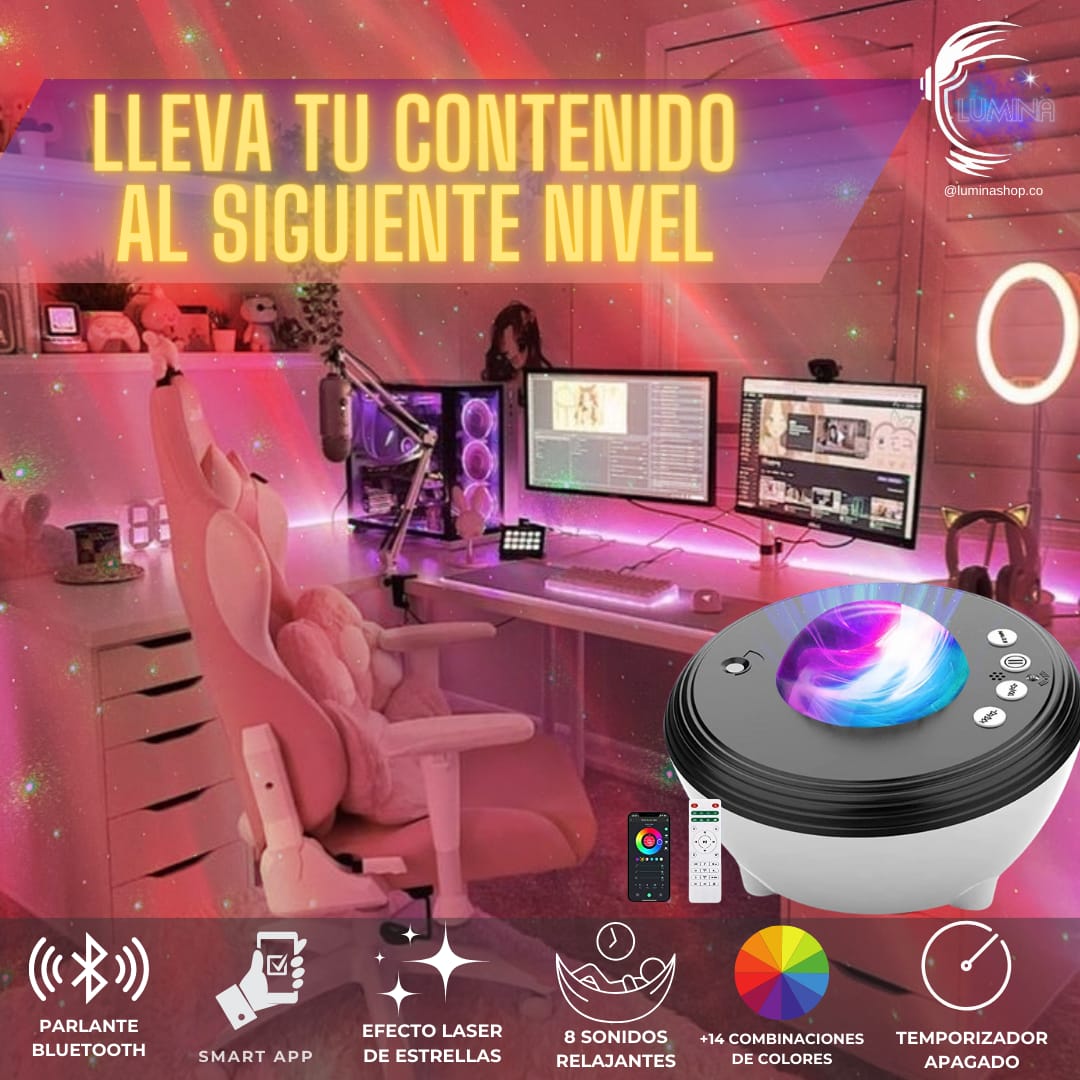 PROYECTOR GALAXIA AURORA BOREAL SMARTAPP
